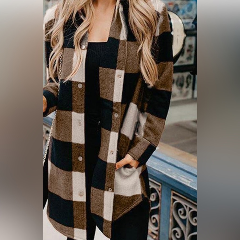 Long sleeve plaid shirt
